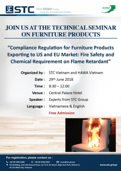 STC Vietnam Seminar on Compliance Regulations for Furniture Products Exporting to US and EU Market